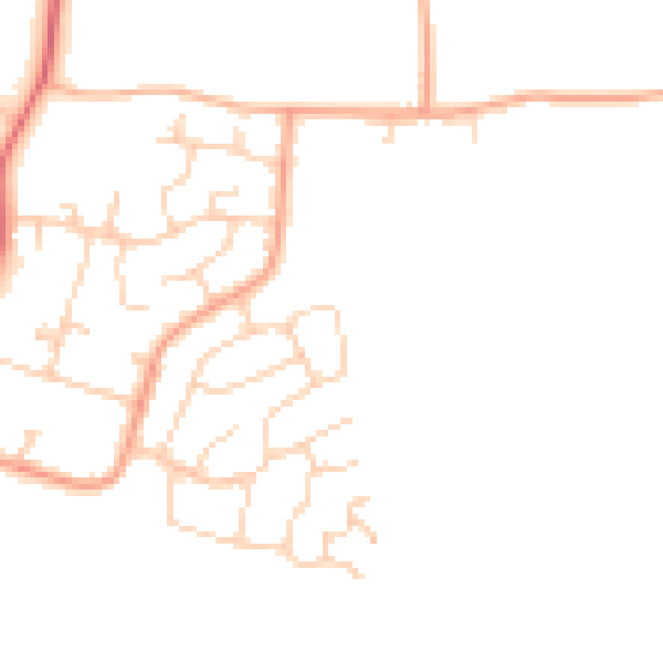 Daytime road noise heatmap for ME3 8HT
