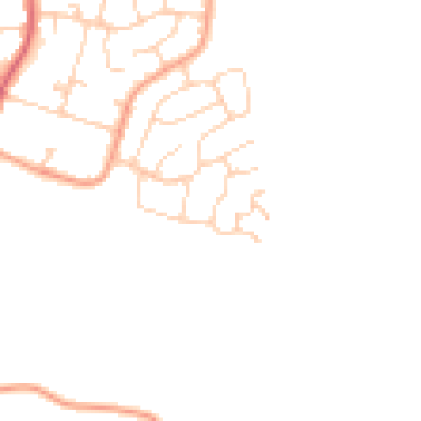 Daytime road noise heatmap for ME3 8LA