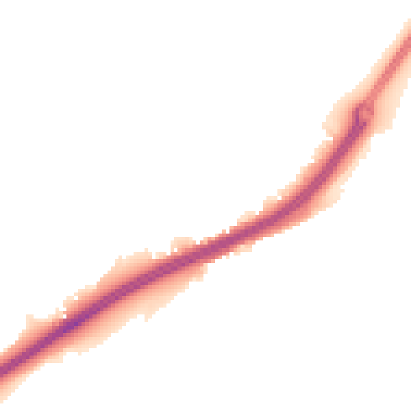 Night-time road noise heatmap for ME3 8LD