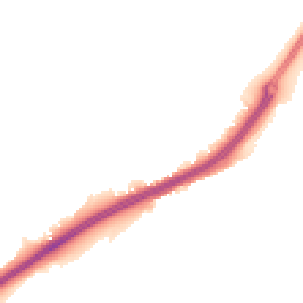 Night-time road noise heatmap for ME3 8LF