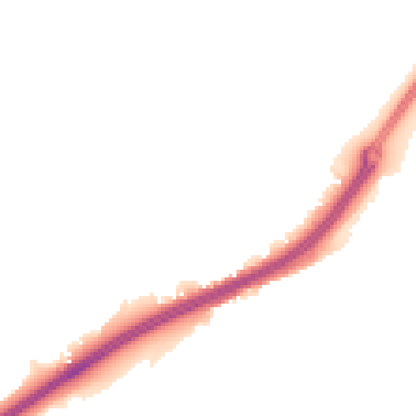 Night-time road noise heatmap for ME3 8LG