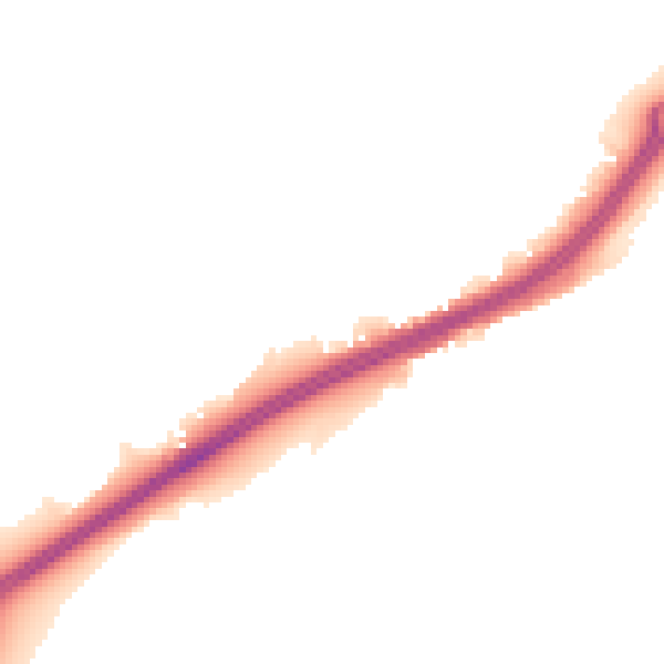 Night-time road noise heatmap for ME3 8LH
