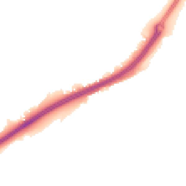 Night-time road noise heatmap for ME3 8LL