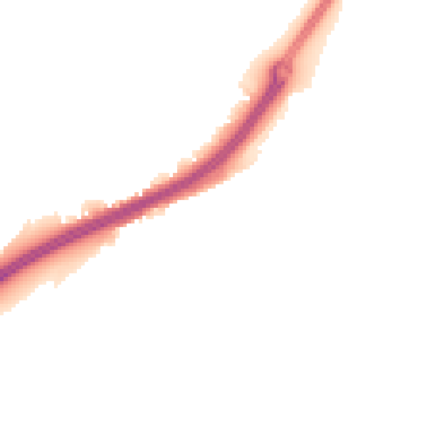 Night-time road noise heatmap for ME3 8LT