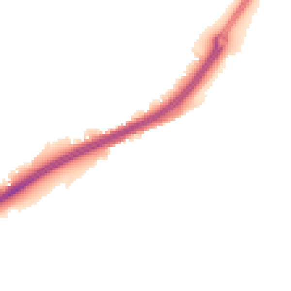 Night-time road noise heatmap for ME3 8LU