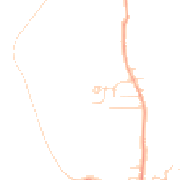 Daytime road noise heatmap for ME3 8PD