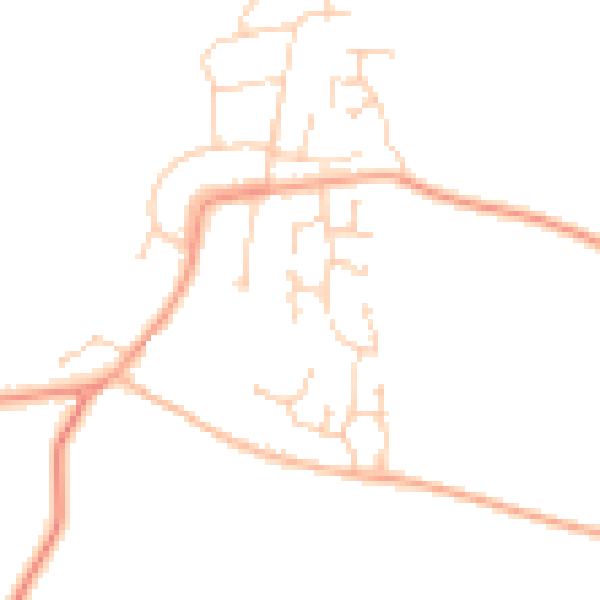 Daytime road noise heatmap for ME3 8RU