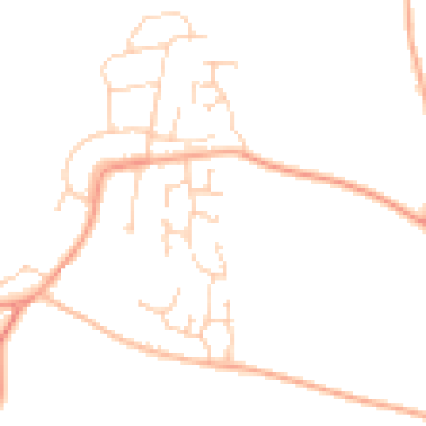 Daytime road noise heatmap for ME3 8RY