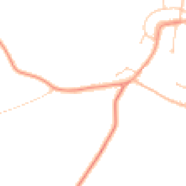 Daytime road noise heatmap for ME3 8SA