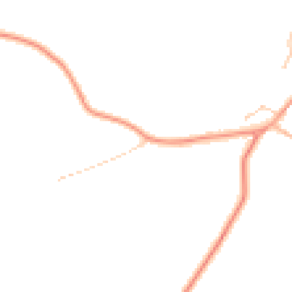 Daytime road noise heatmap for ME3 8SB