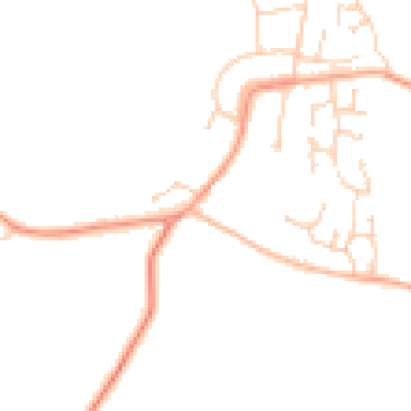 Daytime road noise heatmap for ME3 8SF