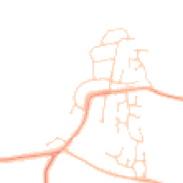 Daytime road noise heatmap for ME3 8ST