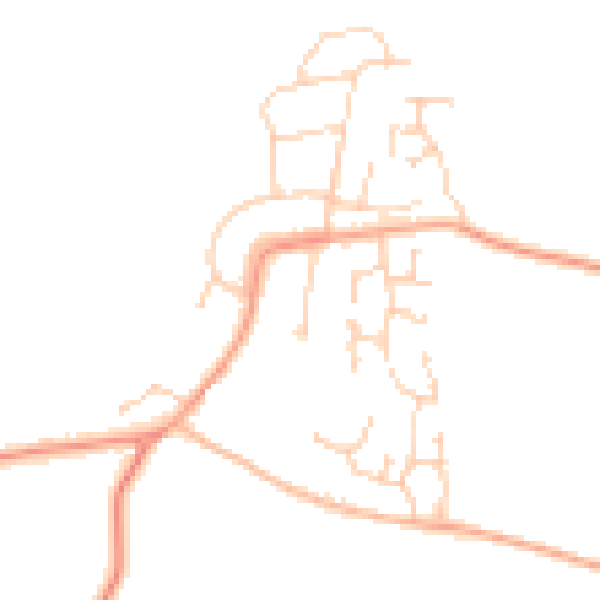 Daytime road noise heatmap for ME3 8SU