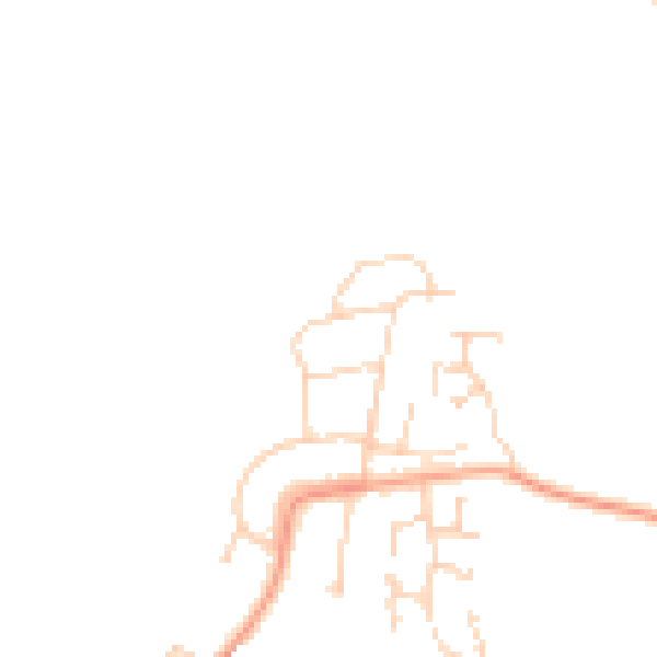 Daytime road noise heatmap for ME3 8SX