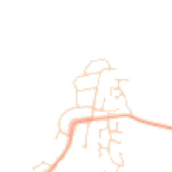 Daytime road noise heatmap for ME3 8TE