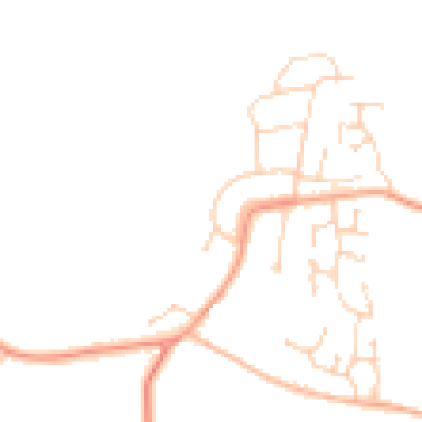 Daytime road noise heatmap for ME3 8TF