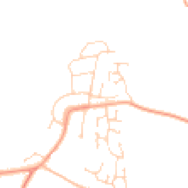 Daytime road noise heatmap for ME3 8TN
