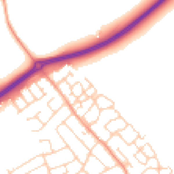 Daytime road noise heatmap for ME3 9GB