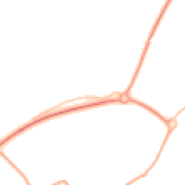 Daytime road noise heatmap for ME3 9LU