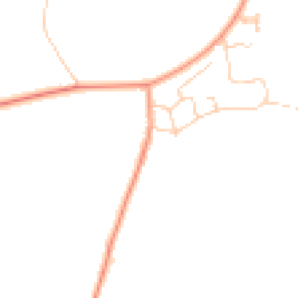Daytime road noise heatmap for ME3 9PE