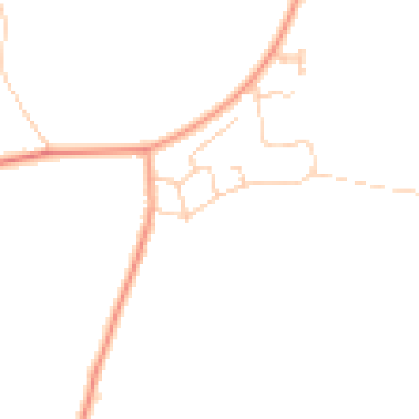 Daytime road noise heatmap for ME3 9PJ