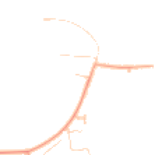 Daytime road noise heatmap for ME3 9QB