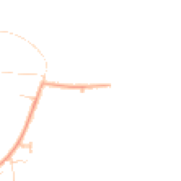Daytime road noise heatmap for ME3 9QL