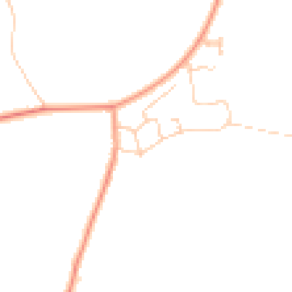 Daytime road noise heatmap for ME3 9QR
