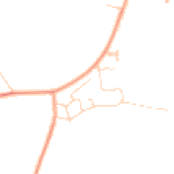 Daytime road noise heatmap for ME3 9QY