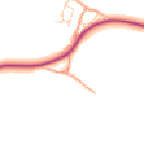 Daytime road noise heatmap for ME3 9RL
