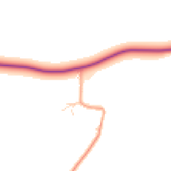 Daytime road noise heatmap for ME3 9RT