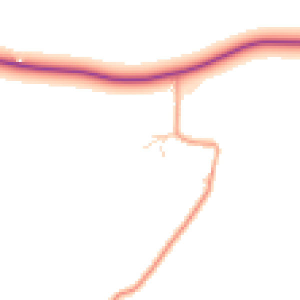 Daytime road noise heatmap for ME3 9SD