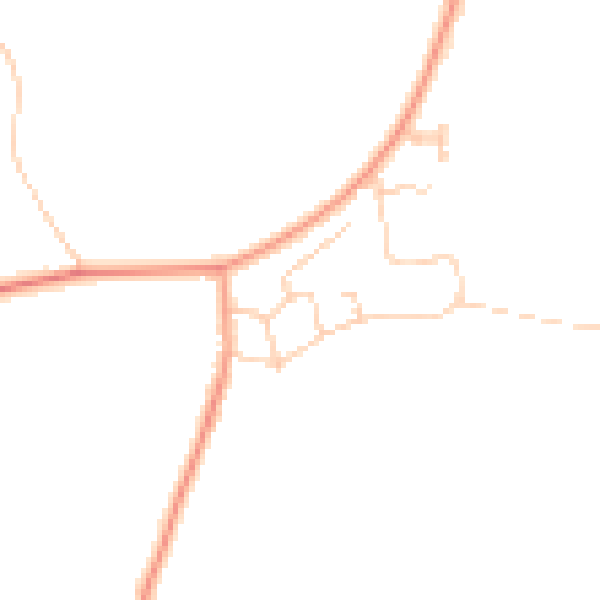 Daytime road noise heatmap for ME3 9SH