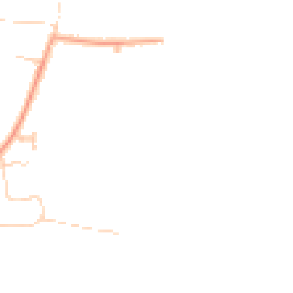 Daytime road noise heatmap for ME3 9TE