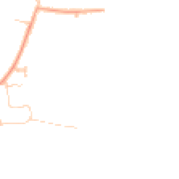 Daytime road noise heatmap for ME3 9TR
