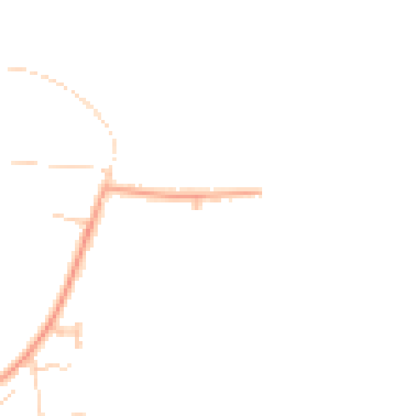 Daytime road noise heatmap for ME3 9XX