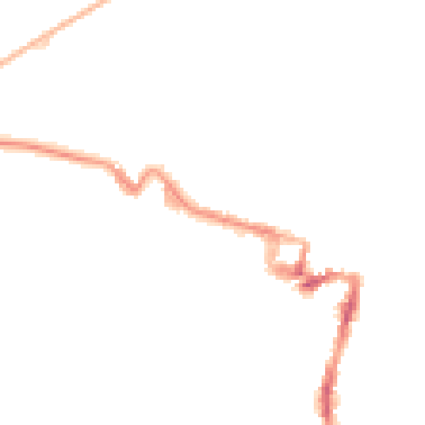 Night-time road noise heatmap for ME7 1DE