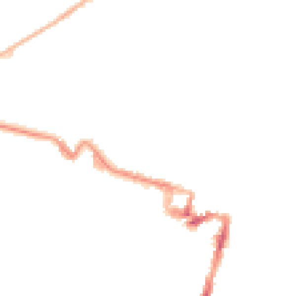 Night-time road noise heatmap for ME7 1DF