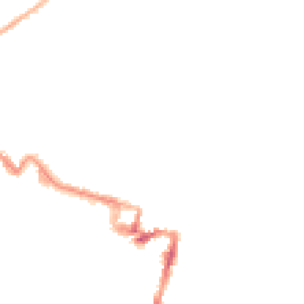 Night-time road noise heatmap for ME7 1EL