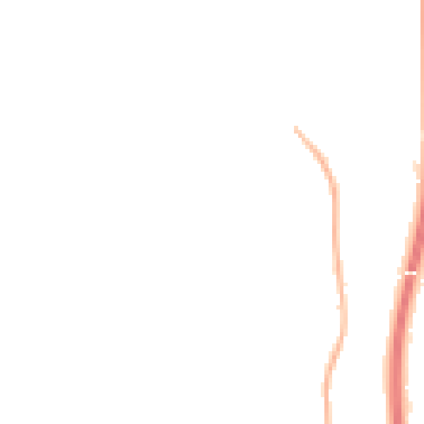 Night-time road noise heatmap for ME7 3DW