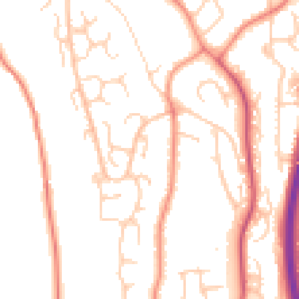 Daytime road noise heatmap for ME7 3QY