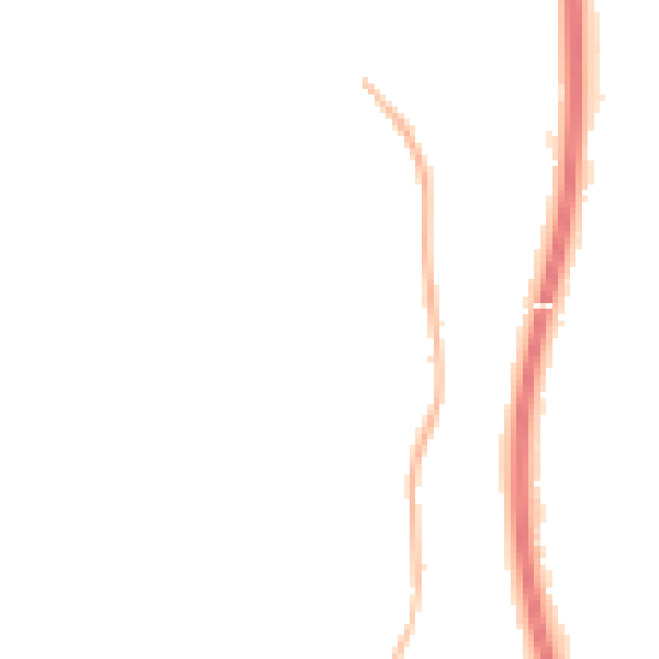 Night-time road noise heatmap for ME7 3RA