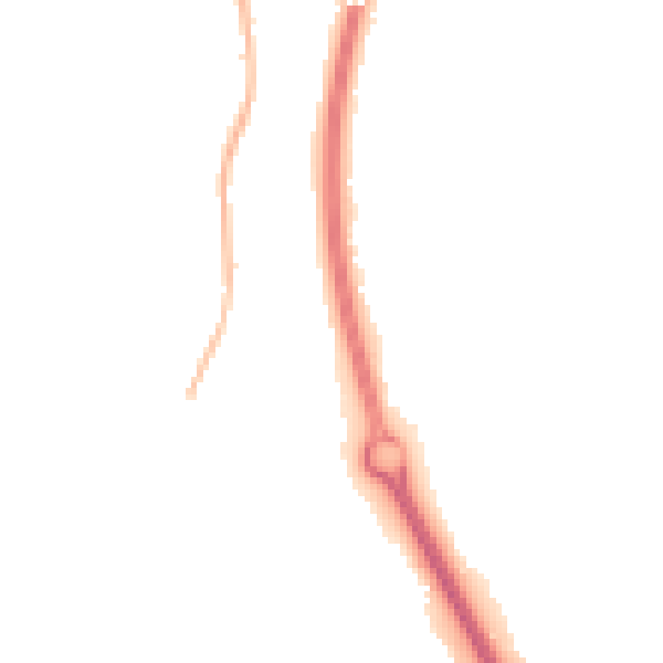 Night-time road noise heatmap for ME7 3TH