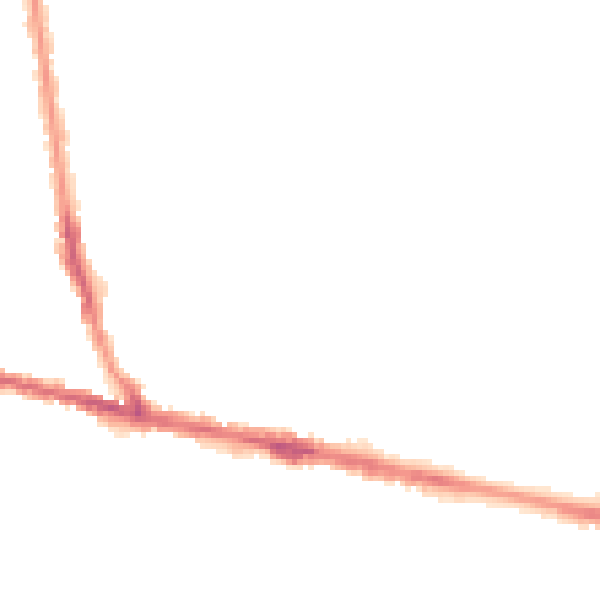 Night-time road noise heatmap for ME7 4BA
