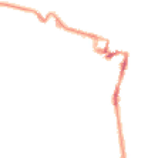 Night-time road noise heatmap for ME7 4PR