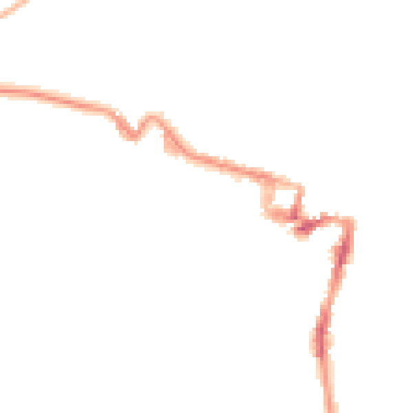 Night-time road noise heatmap for ME7 5FA