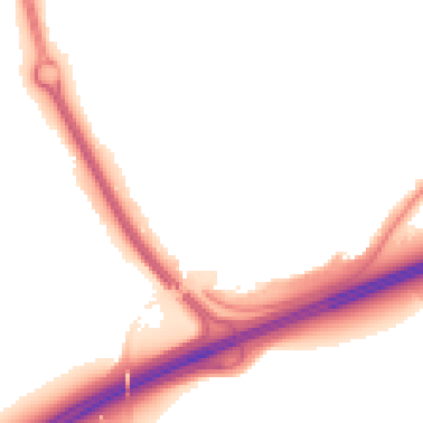 Night-time road noise heatmap for ME8 0GW