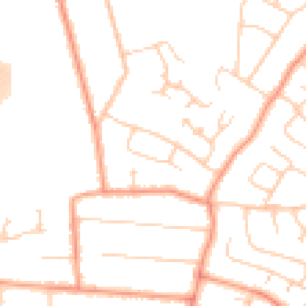 Daytime road noise heatmap for ME8 0HG