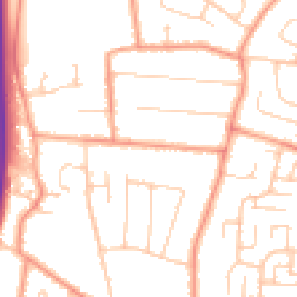 Daytime road noise heatmap for ME8 0PN