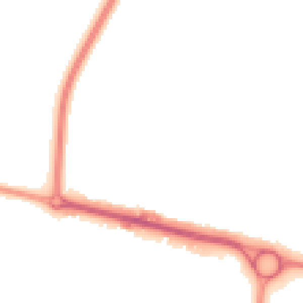 Night-time road noise heatmap for ME8 6AQ